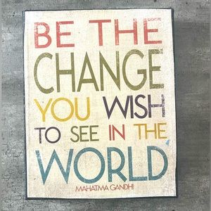 8 x 10 wooden box art with quote